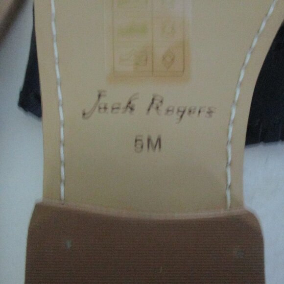 NWOT JACK ROGERS ~ PALM BEACH NAVY BLUE FLATS ~ 5 - Picture 6 of 6